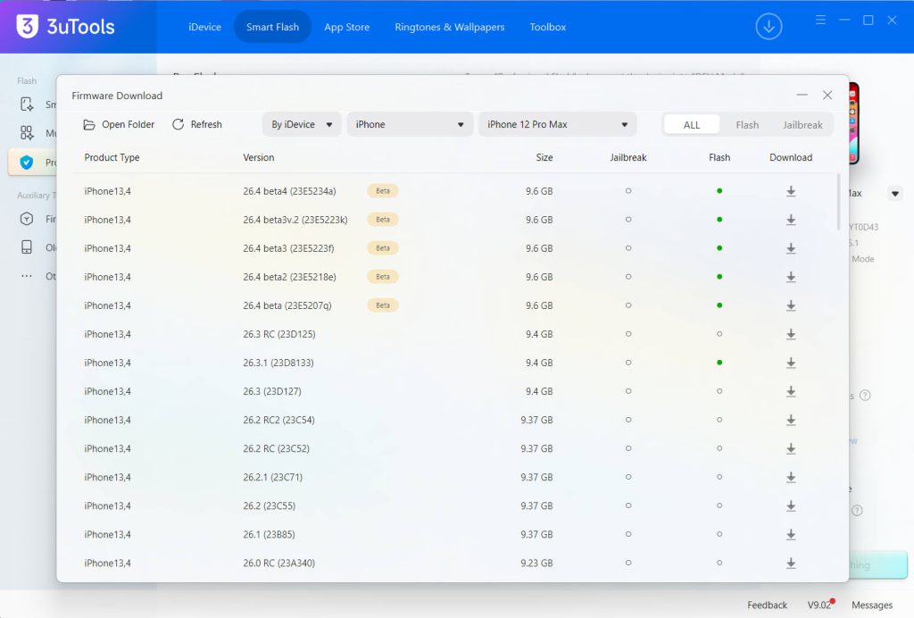 3utools firmwares download