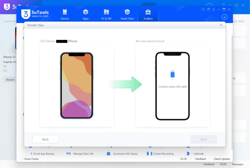 iPhone data transfer